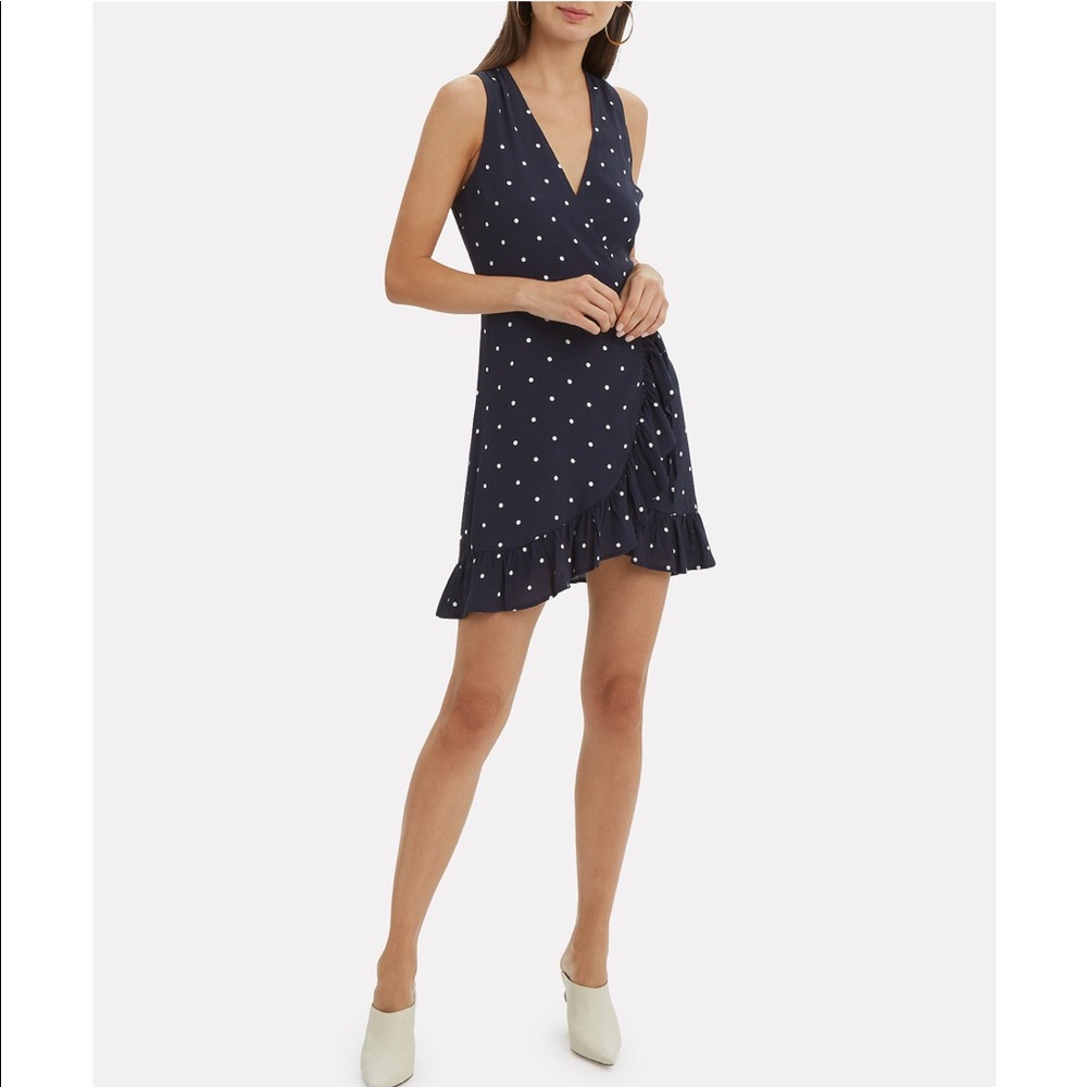 RAILS || Madison Navy Polka Dot Dress NWT